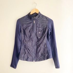 Bogner lightweight navy blue hybrid jacket